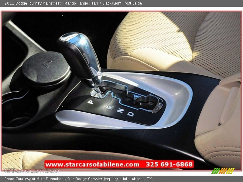 Mango Tango Pearl / Black/Light Frost Beige 2011 Dodge Journey Mainstreet