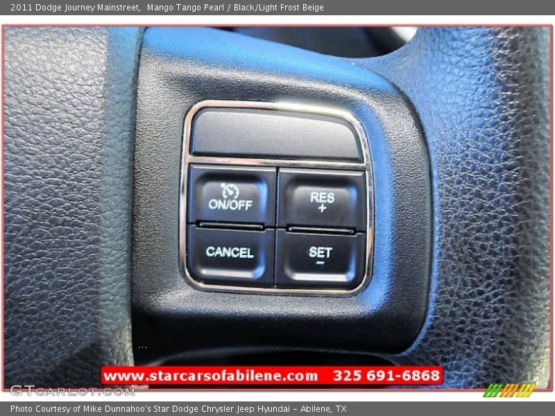 Mango Tango Pearl / Black/Light Frost Beige 2011 Dodge Journey Mainstreet