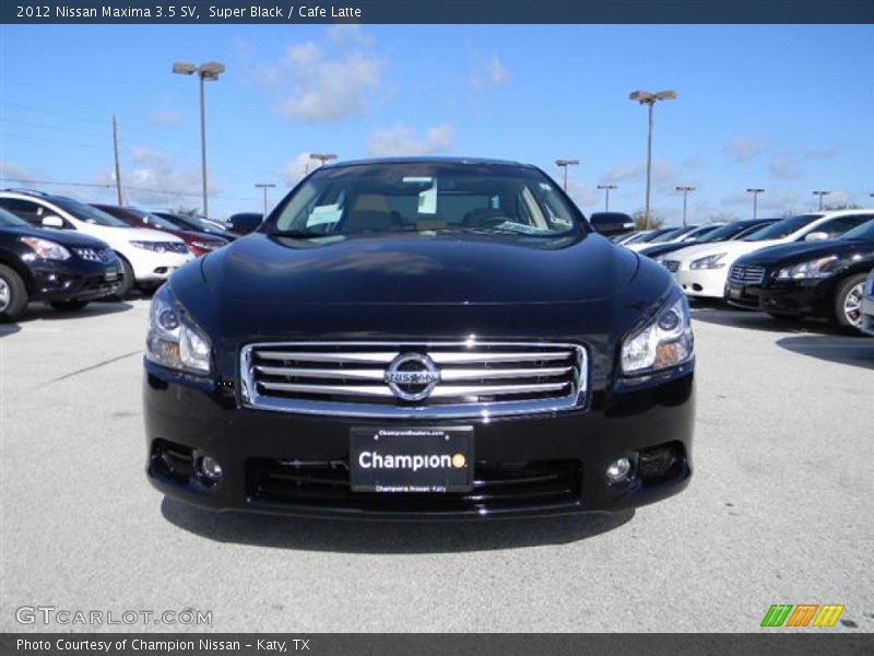 Super Black / Cafe Latte 2012 Nissan Maxima 3.5 SV