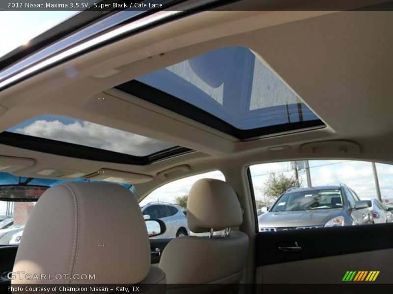 Super Black / Cafe Latte 2012 Nissan Maxima 3.5 SV