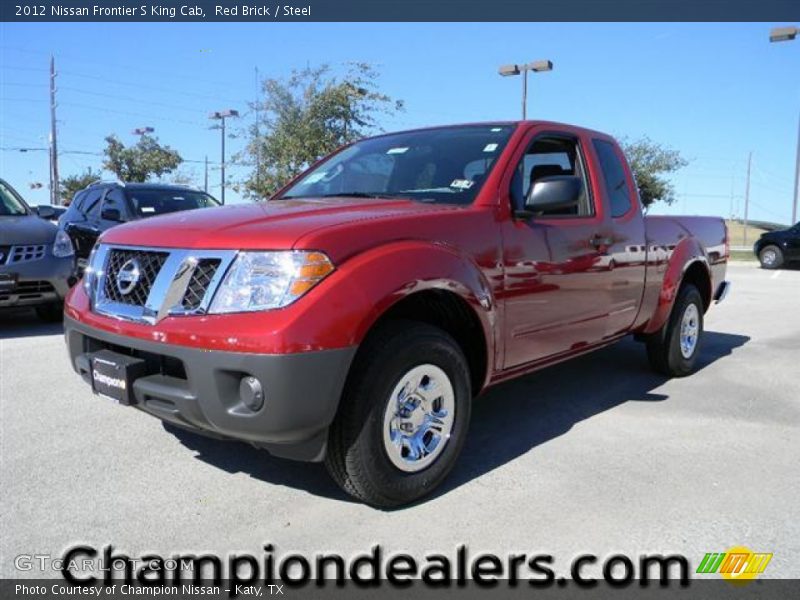 Red Brick / Steel 2012 Nissan Frontier S King Cab