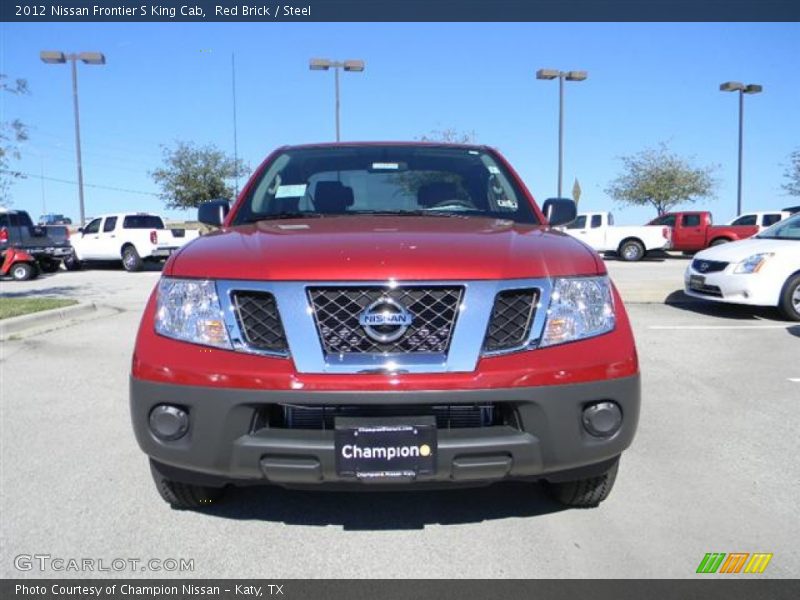 Red Brick / Steel 2012 Nissan Frontier S King Cab