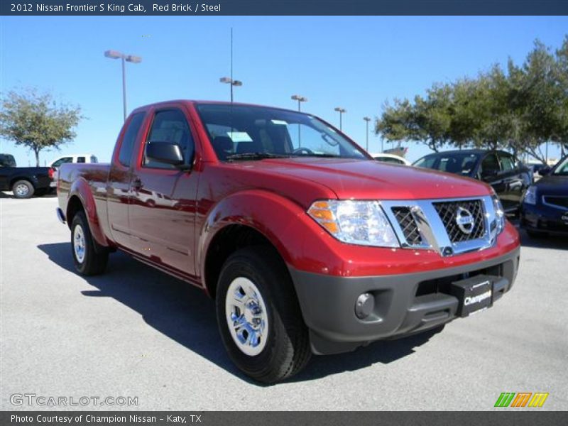 Red Brick / Steel 2012 Nissan Frontier S King Cab