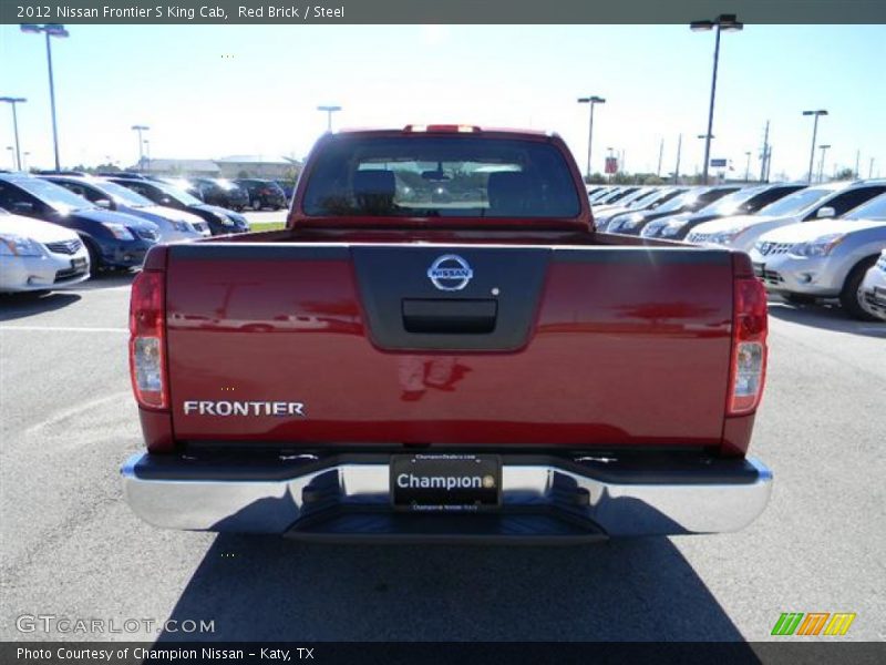 Red Brick / Steel 2012 Nissan Frontier S King Cab