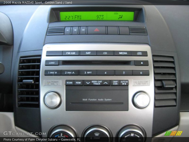 Golden Sand / Sand 2008 Mazda MAZDA5 Sport