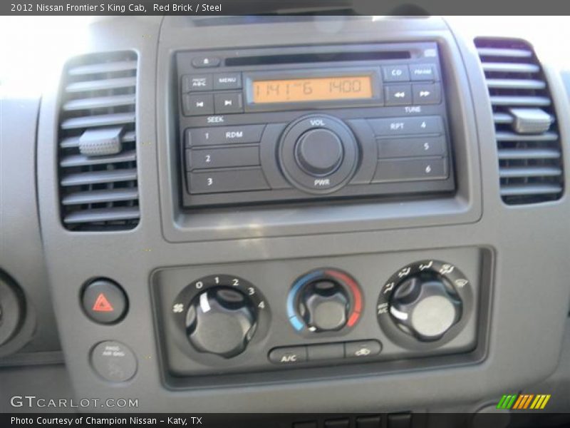 Red Brick / Steel 2012 Nissan Frontier S King Cab