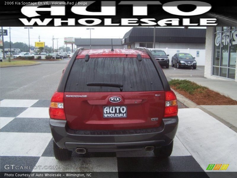 Volcanic Red / Beige 2006 Kia Sportage EX V6