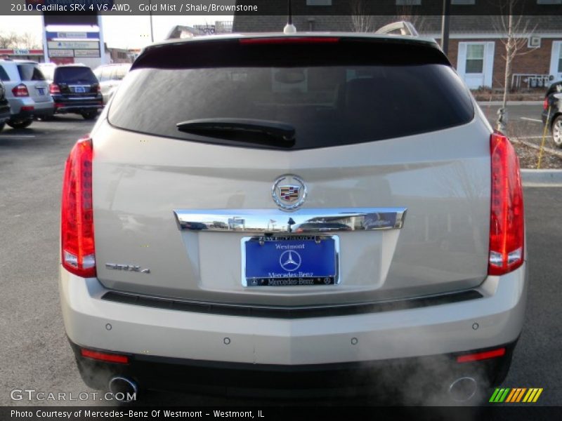 Gold Mist / Shale/Brownstone 2010 Cadillac SRX 4 V6 AWD
