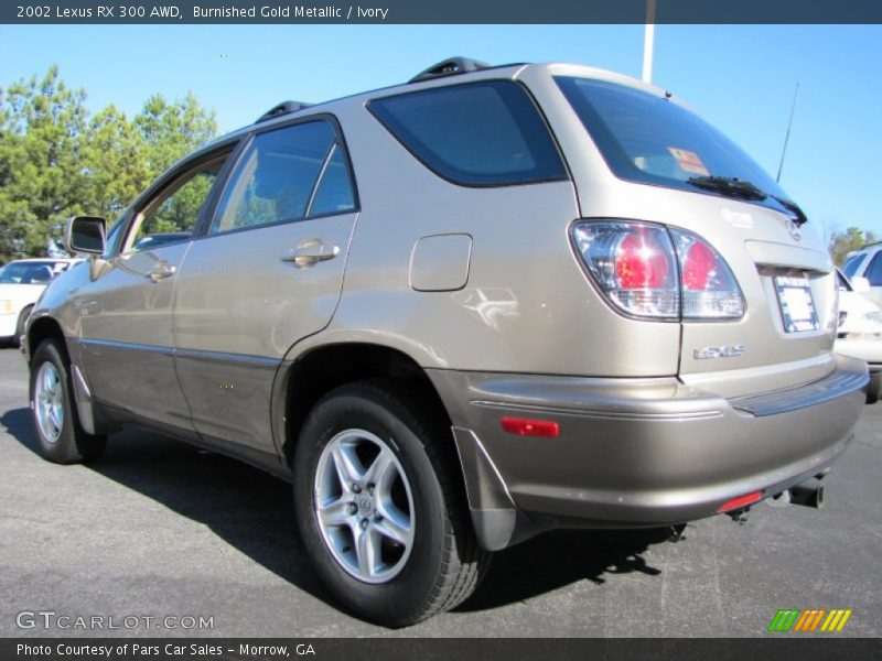 Burnished Gold Metallic / Ivory 2002 Lexus RX 300 AWD