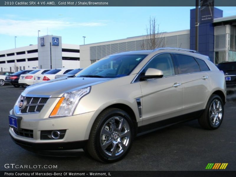 Gold Mist / Shale/Brownstone 2010 Cadillac SRX 4 V6 AWD