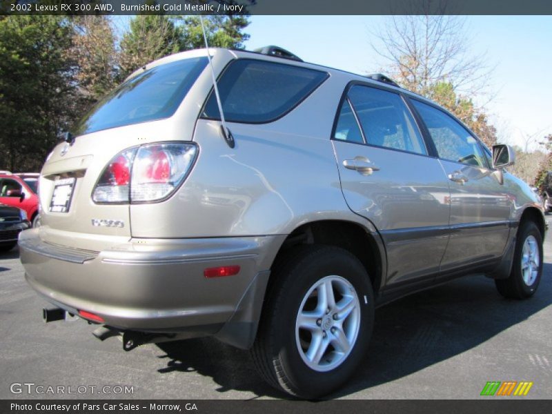 Burnished Gold Metallic / Ivory 2002 Lexus RX 300 AWD