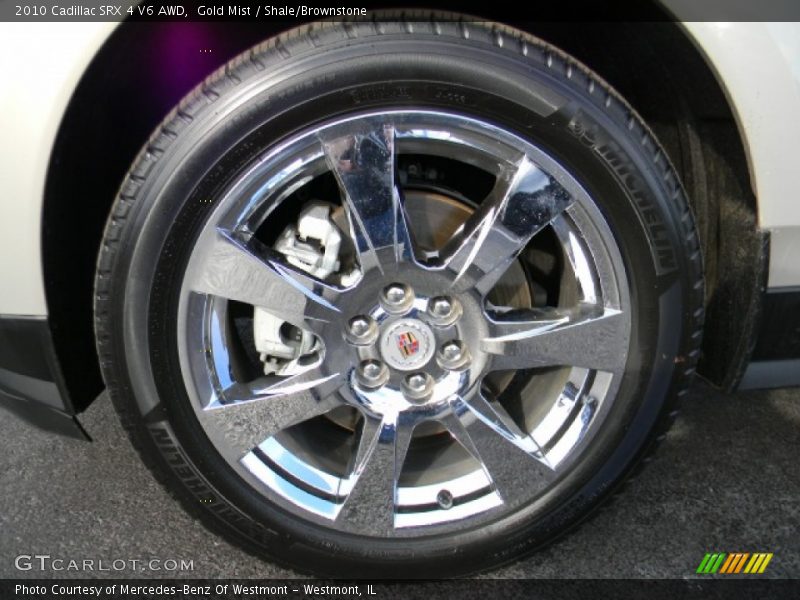 Gold Mist / Shale/Brownstone 2010 Cadillac SRX 4 V6 AWD