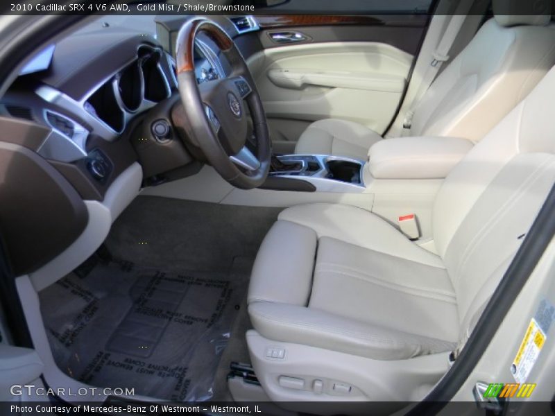 Gold Mist / Shale/Brownstone 2010 Cadillac SRX 4 V6 AWD