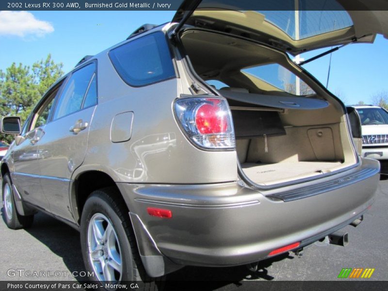 Burnished Gold Metallic / Ivory 2002 Lexus RX 300 AWD