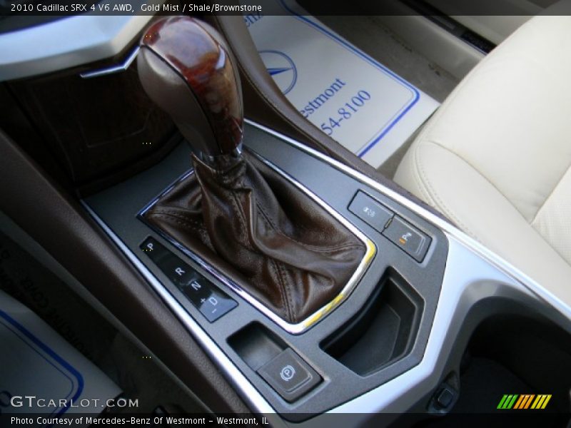 Gold Mist / Shale/Brownstone 2010 Cadillac SRX 4 V6 AWD