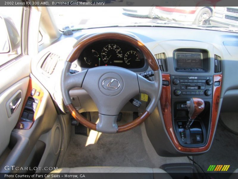 Burnished Gold Metallic / Ivory 2002 Lexus RX 300 AWD