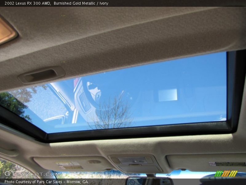 Burnished Gold Metallic / Ivory 2002 Lexus RX 300 AWD