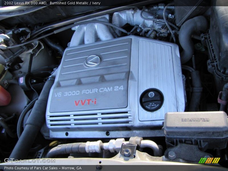 Burnished Gold Metallic / Ivory 2002 Lexus RX 300 AWD