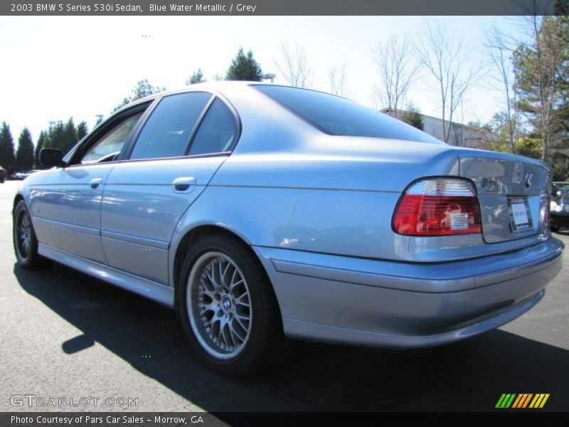 Blue Water Metallic / Grey 2003 BMW 5 Series 530i Sedan