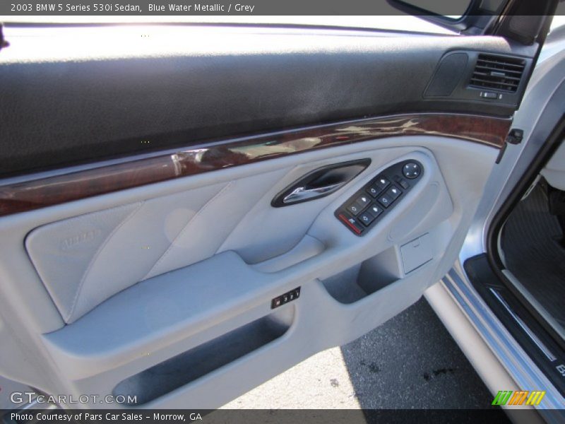 Blue Water Metallic / Grey 2003 BMW 5 Series 530i Sedan