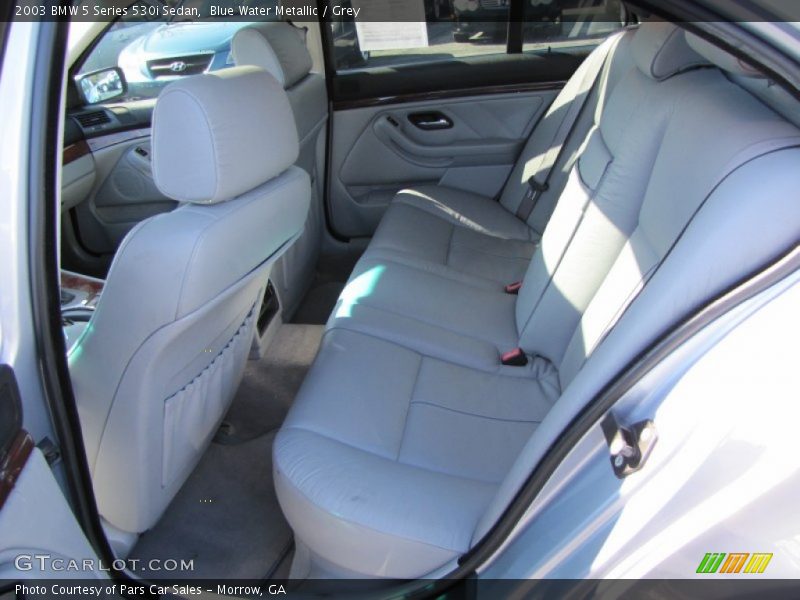 Blue Water Metallic / Grey 2003 BMW 5 Series 530i Sedan