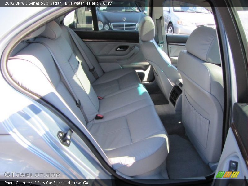Blue Water Metallic / Grey 2003 BMW 5 Series 530i Sedan