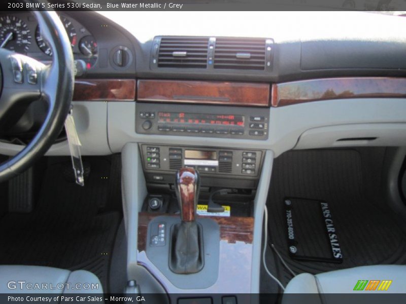 Blue Water Metallic / Grey 2003 BMW 5 Series 530i Sedan