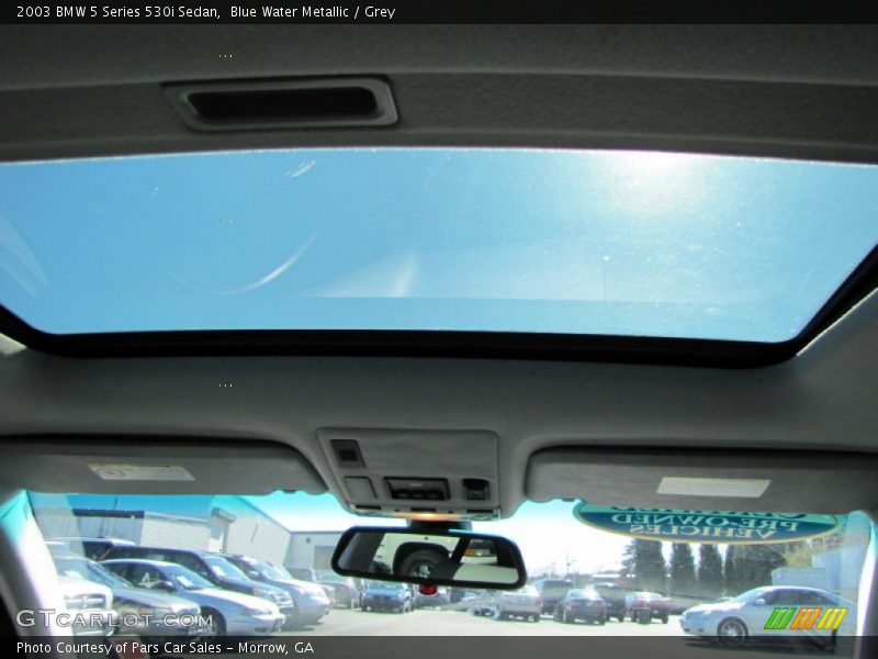 Blue Water Metallic / Grey 2003 BMW 5 Series 530i Sedan