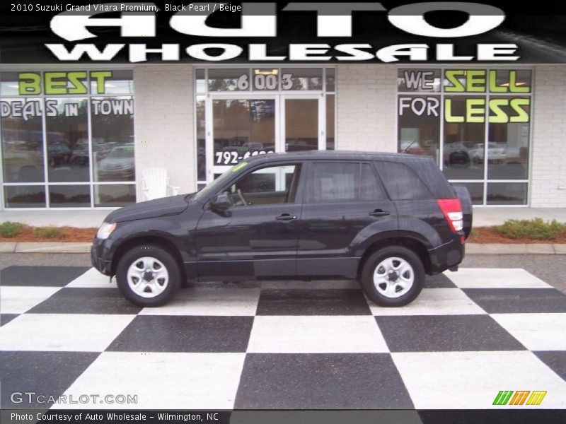 Black Pearl / Beige 2010 Suzuki Grand Vitara Premium