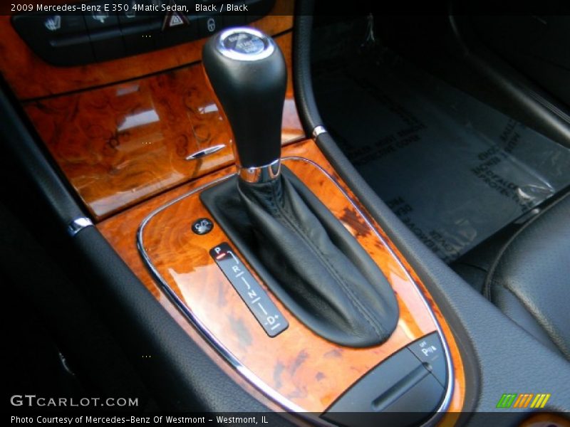 Black / Black 2009 Mercedes-Benz E 350 4Matic Sedan