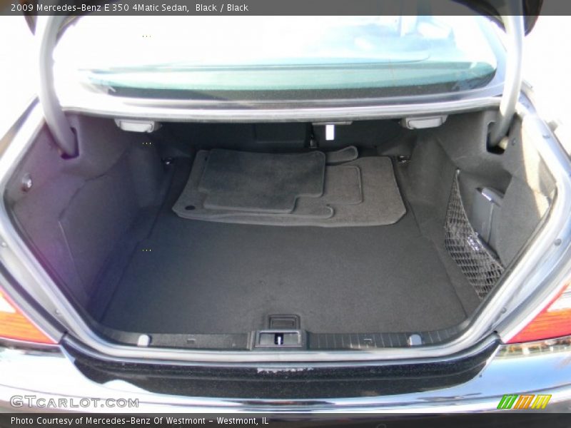 Black / Black 2009 Mercedes-Benz E 350 4Matic Sedan