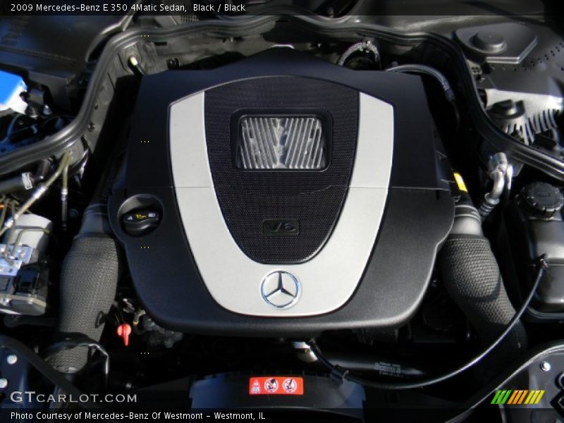 Black / Black 2009 Mercedes-Benz E 350 4Matic Sedan