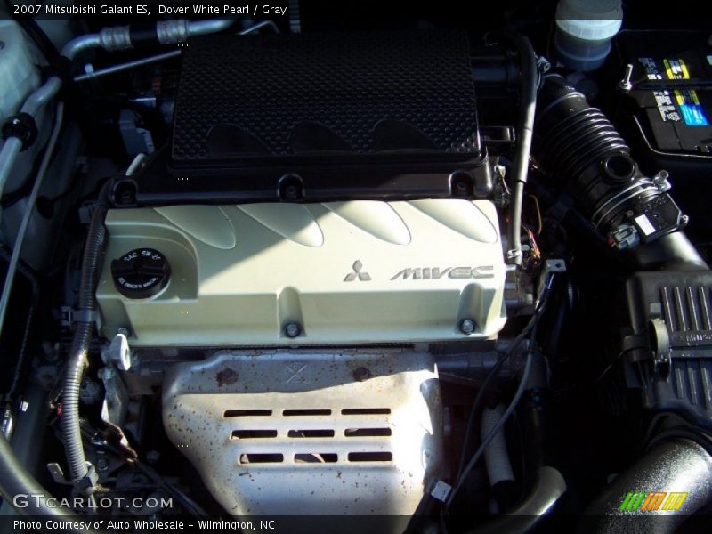 Dover White Pearl / Gray 2007 Mitsubishi Galant ES