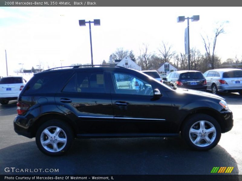 Black / Black 2008 Mercedes-Benz ML 350 4Matic
