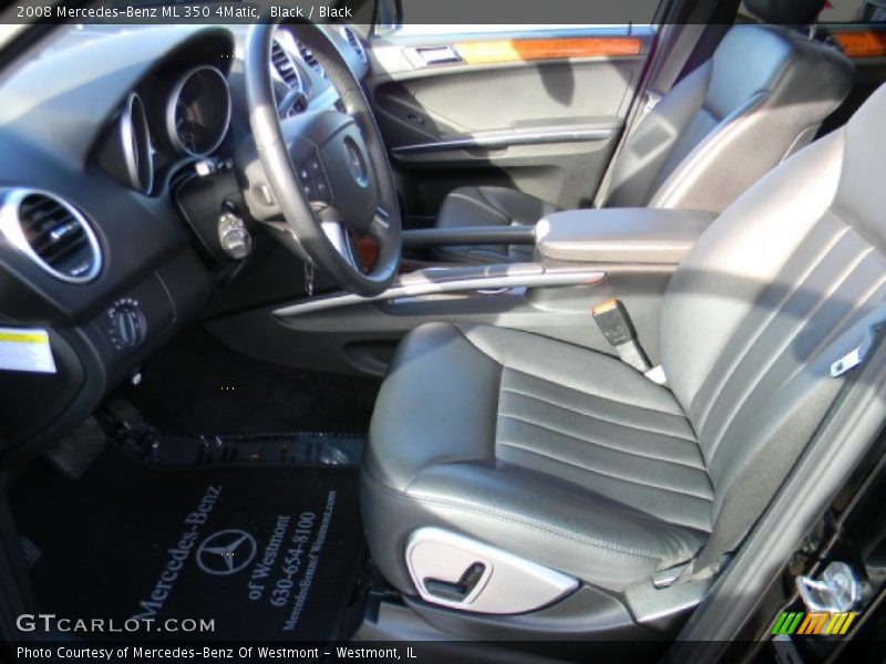 Black / Black 2008 Mercedes-Benz ML 350 4Matic