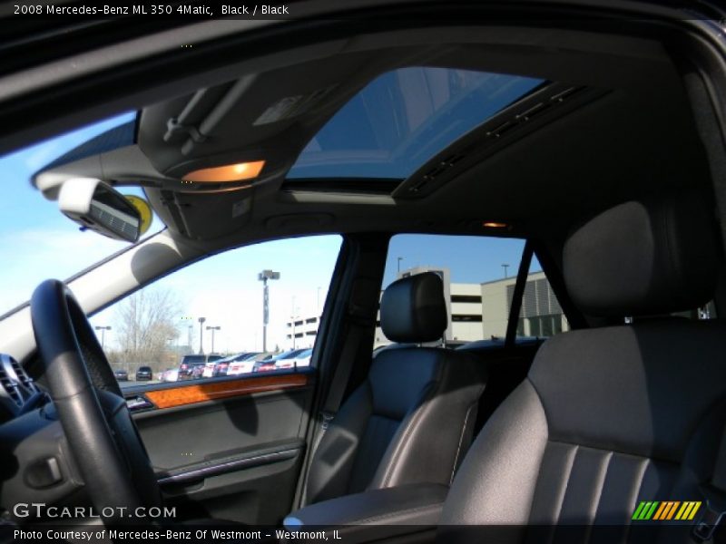 Black / Black 2008 Mercedes-Benz ML 350 4Matic