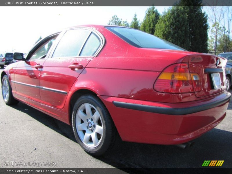 Electric Red / Beige 2003 BMW 3 Series 325i Sedan