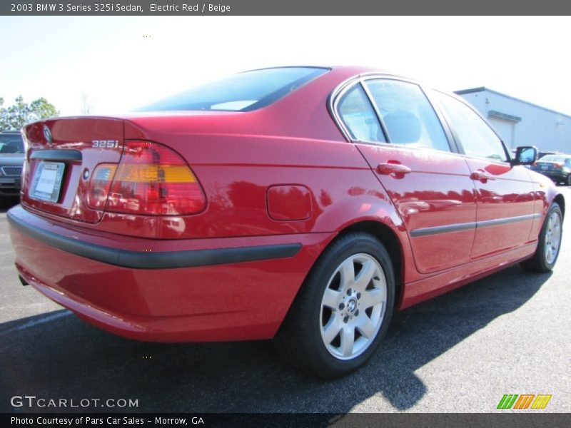 Electric Red / Beige 2003 BMW 3 Series 325i Sedan