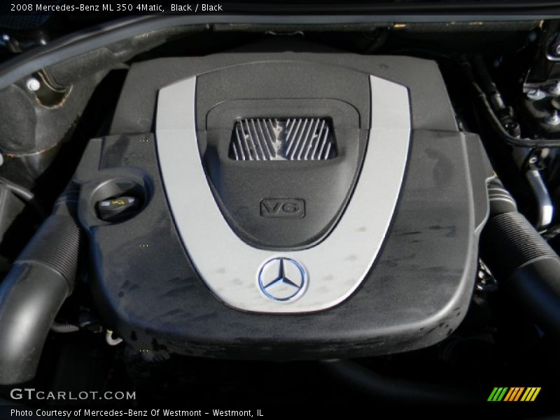 Black / Black 2008 Mercedes-Benz ML 350 4Matic
