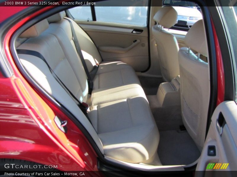 Electric Red / Beige 2003 BMW 3 Series 325i Sedan