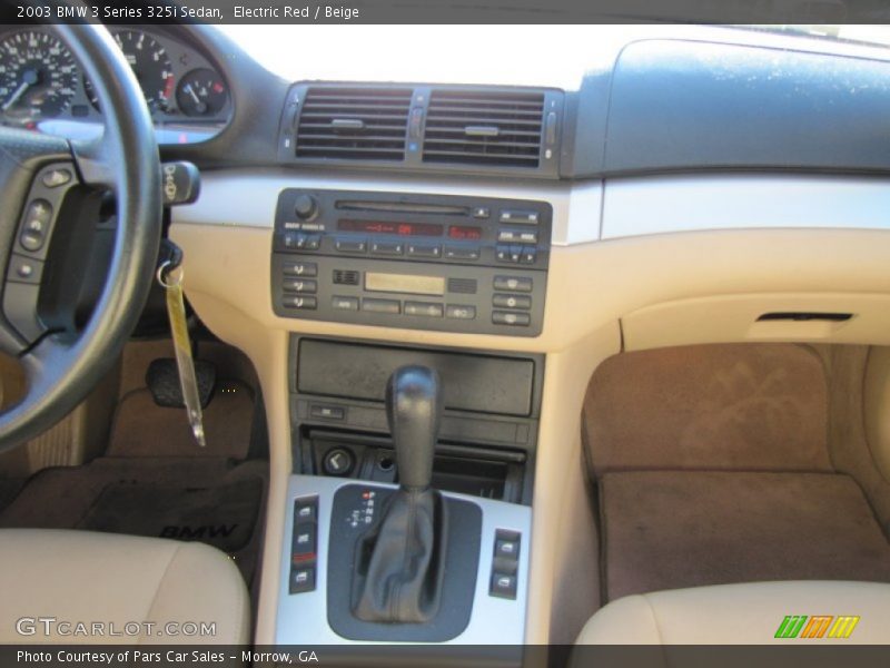 Electric Red / Beige 2003 BMW 3 Series 325i Sedan