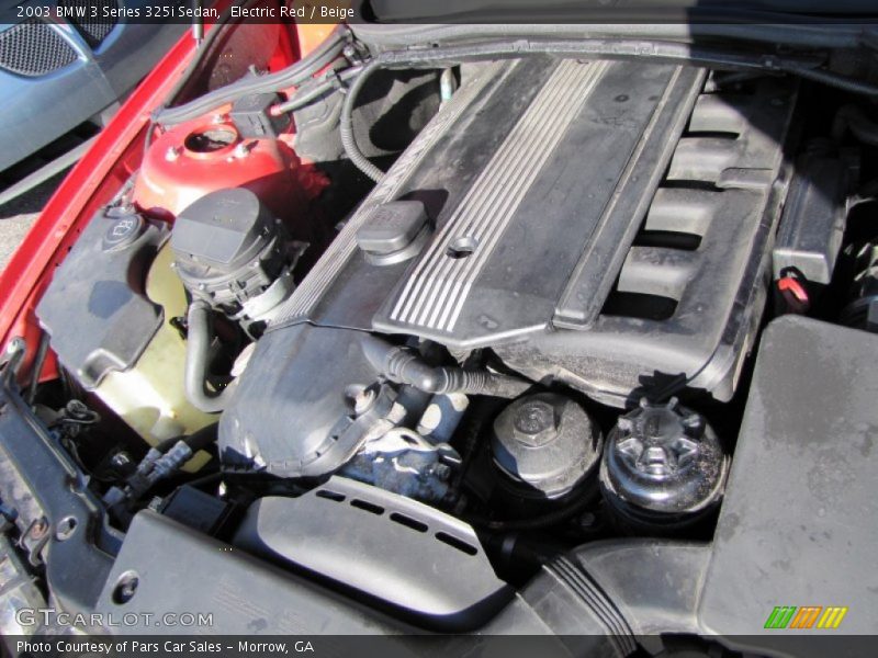 Electric Red / Beige 2003 BMW 3 Series 325i Sedan