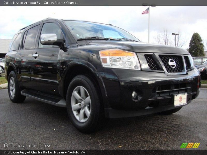 Galaxy Black / Charcoal 2011 Nissan Armada SV