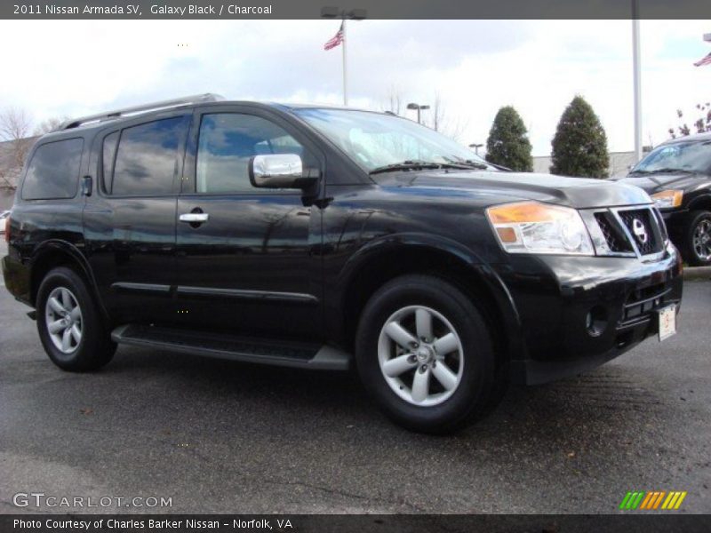 Galaxy Black / Charcoal 2011 Nissan Armada SV