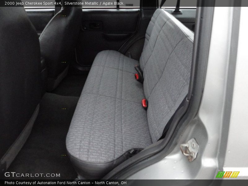 Silverstone Metallic / Agate Black 2000 Jeep Cherokee Sport 4x4