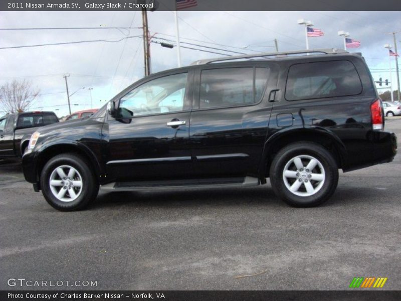 Galaxy Black / Charcoal 2011 Nissan Armada SV