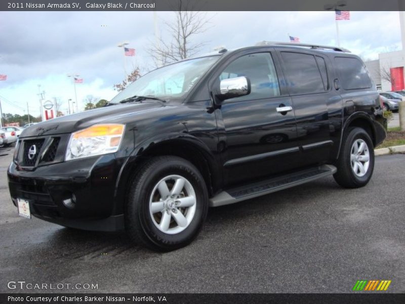 Galaxy Black / Charcoal 2011 Nissan Armada SV