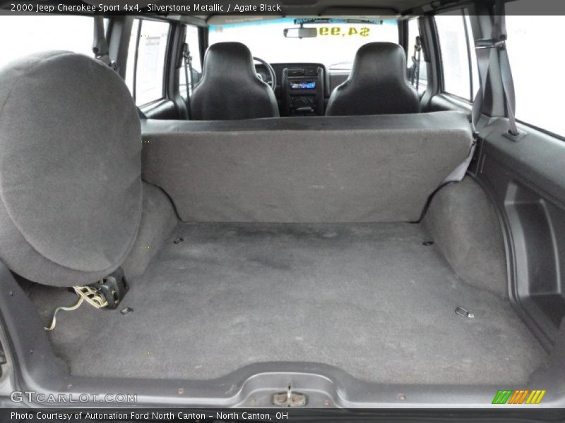 Silverstone Metallic / Agate Black 2000 Jeep Cherokee Sport 4x4