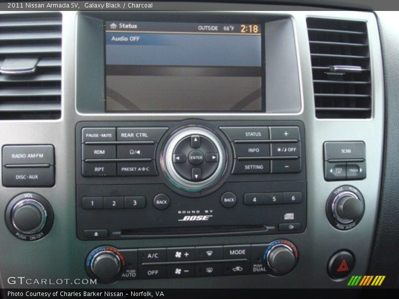 Galaxy Black / Charcoal 2011 Nissan Armada SV