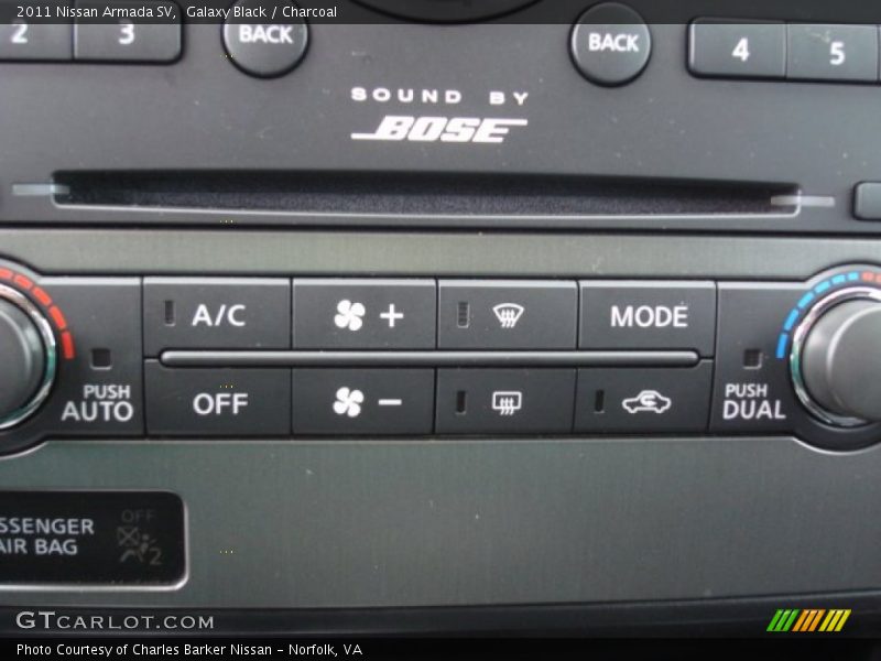 Galaxy Black / Charcoal 2011 Nissan Armada SV